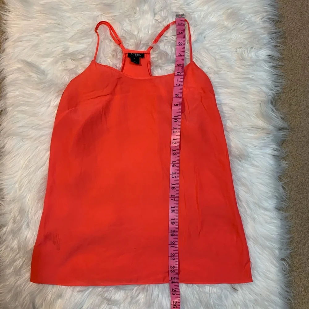 J Crew Coral tank Top size 0